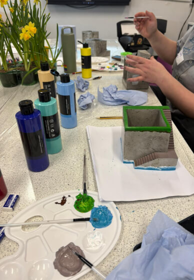 Concrete Planter Painting Workshop