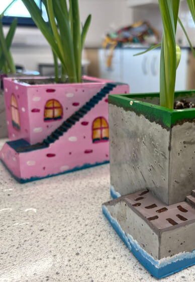 Concrete Planter Painting Workshop