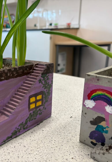 Concrete Planter Painting Workshop