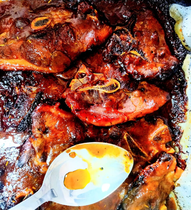 Cooking Class Barbecue Lamb Steaks with Chilli Plantains