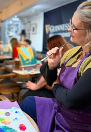 Coral Dreams Paint and Sip Experience