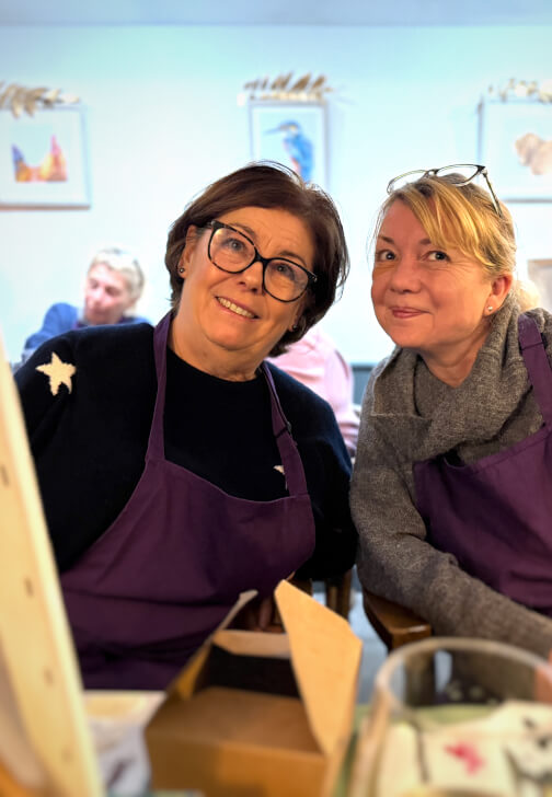 Coral Dreams Paint and Sip Experience