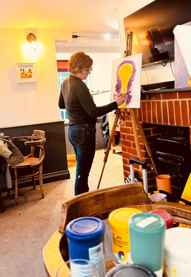 Coral Dreams Paint and Sip Experience