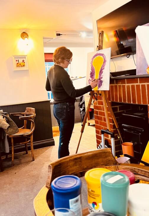 Coral Dreams Paint and Sip Experience