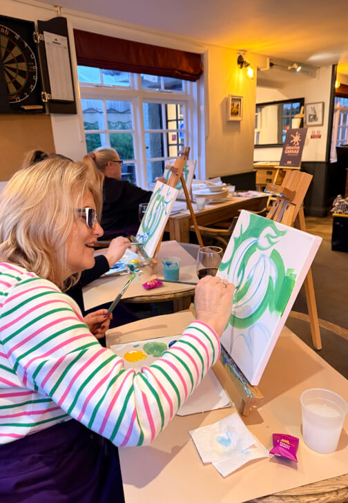 Coral Dreams Paint and Sip Experience