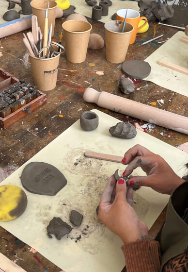 Cottagecore-themed Clay Workshop