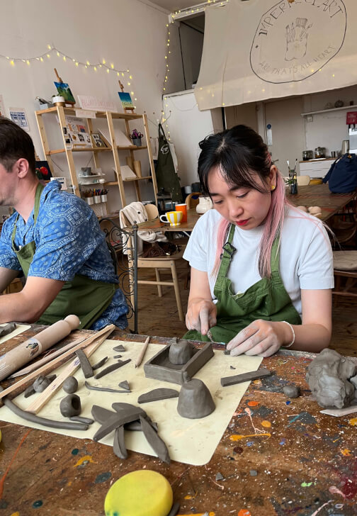 Cottagecore-themed Clay Workshop