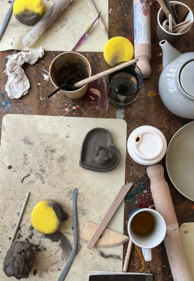 Cottagecore-themed Clay Workshop