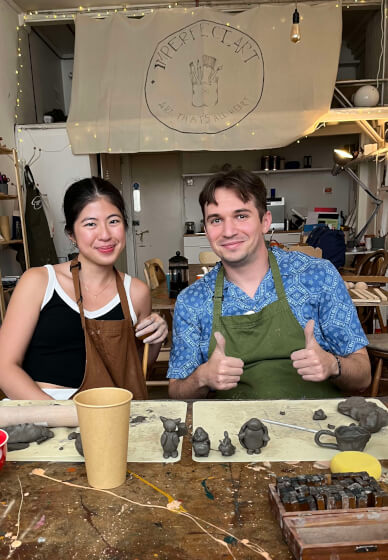 Cottagecore-themed Clay Workshop