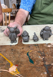Cottagecore-themed Clay Workshop