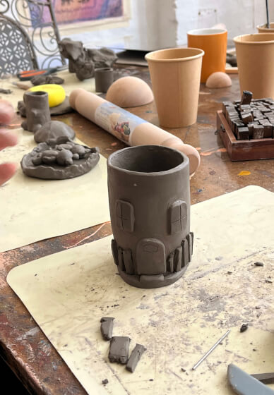 Cottagecore-themed Clay Workshop
