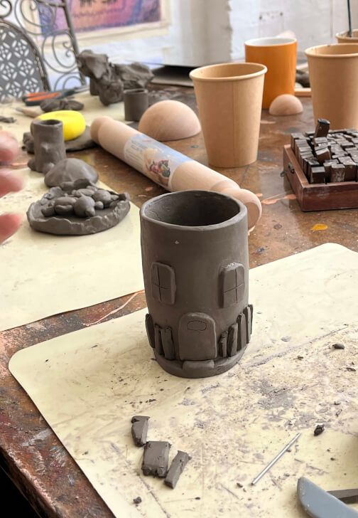 Cottagecore-themed Clay Workshop