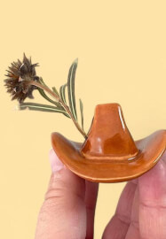 Cowboy Boot Vase Pottery Workshop
