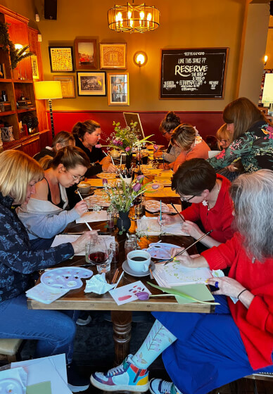 Craft and Sip Social Workshop
