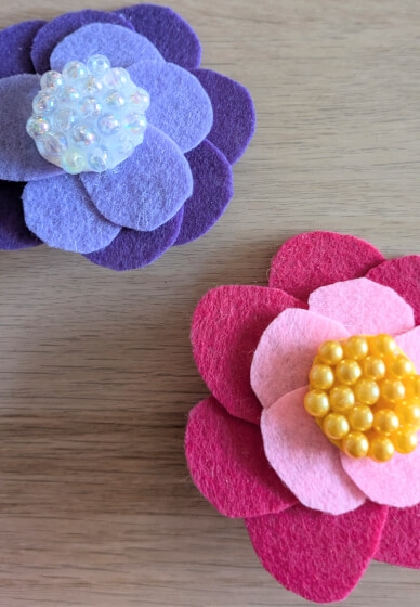 Craft Class: Felt Flowers