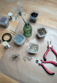 Craft Workshop: Beaded Dandelion Seed Head