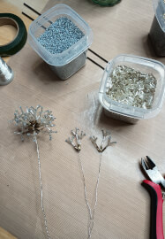 Craft Workshop: Beaded Dandelion Seed Head