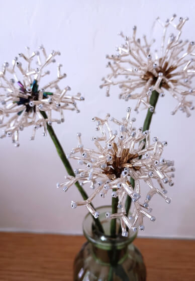 Craft Workshop: Beaded Dandelion Seed Head