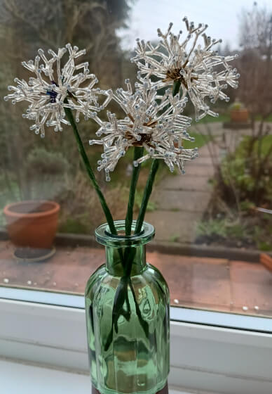 Craft Workshop: Beaded Dandelion Seed Head
