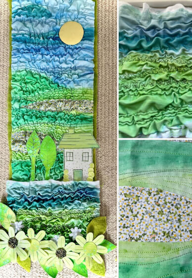 Crashing Landscapes Fabric Manipulation Workshop