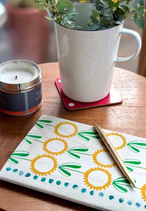 Create a Beautiful Hand-Printed Notebook