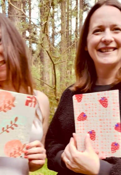 Create a Beautiful Hand-Printed Notebook