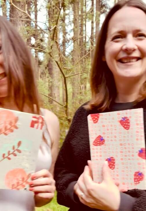 Create a Beautiful Hand-Printed Notebook