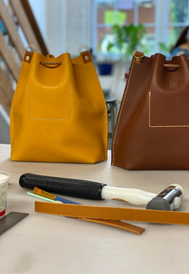 Create Your Bespoke Leather Shoulder Bag Workshop