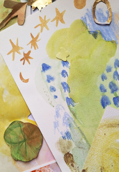 Create Your Own Mini Collage Art Print Workshop