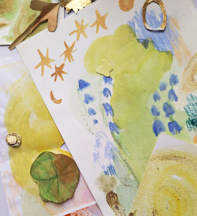 Create Your Own Mini Collage Art Print Workshop