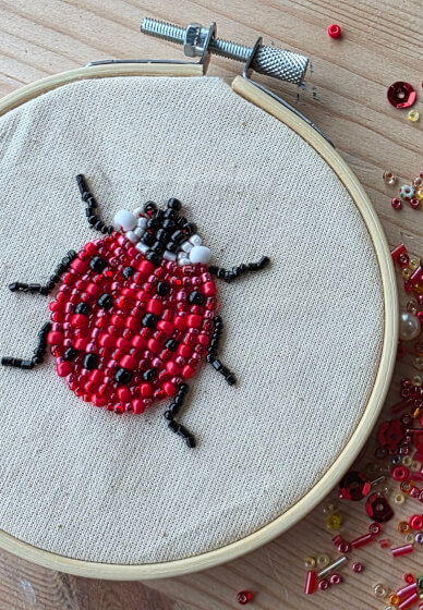 Creative Beadwork Embroidery Workshop: Beaded Bugs