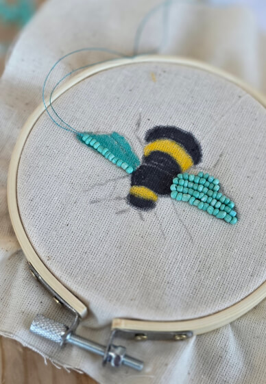 Creative Beadwork Embroidery Workshop: Beaded Bugs