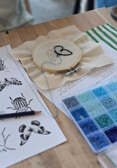 Creative Beadwork Embroidery Workshop: Beaded Bugs