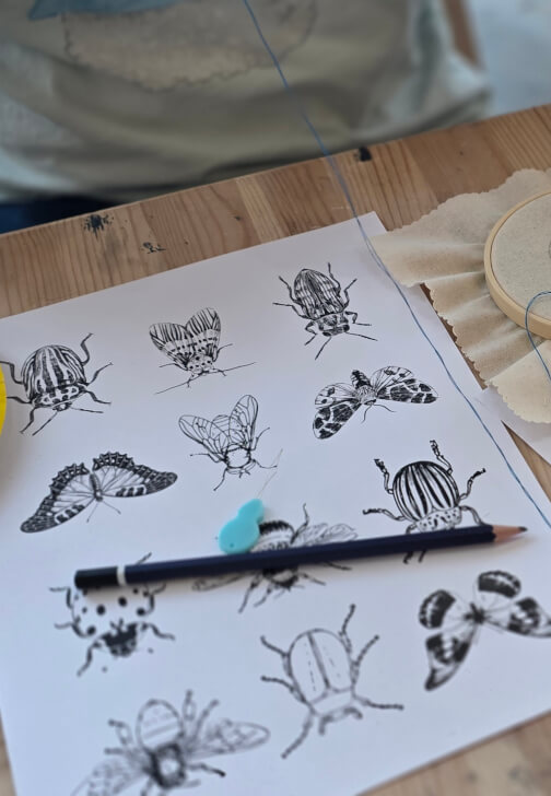 Creative Beadwork Embroidery Workshop: Beaded Bugs