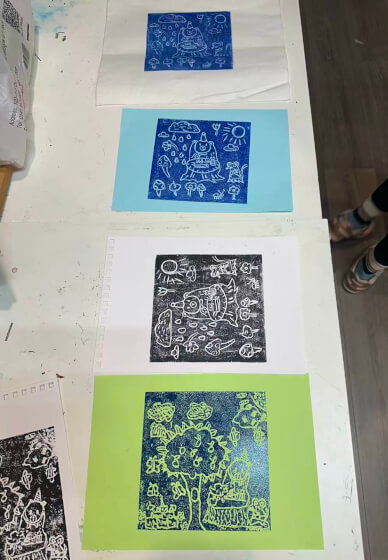 Creative Printmaking Workshop for Kids