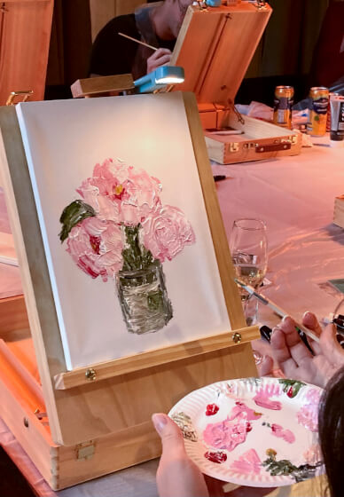 Creative Workshop Day with Shopping: Acrylic Painting Workshop