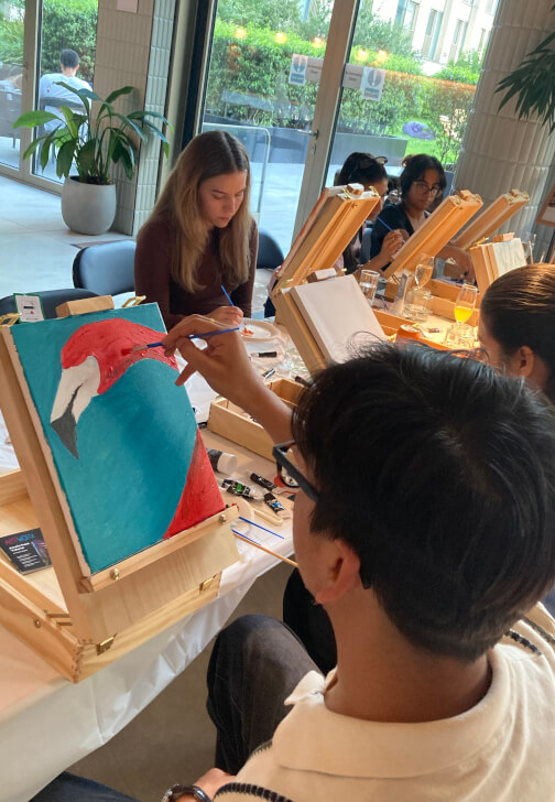 Creative Workshop Day with Shopping: Acrylic Painting Workshop