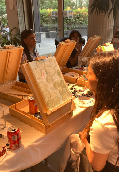Creative Workshop Day with Shopping: Acrylic Painting Workshop