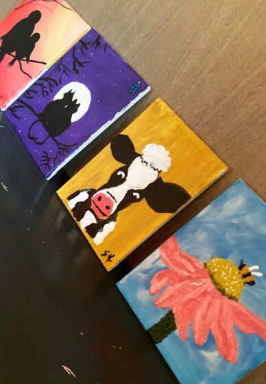 Creative Workshop Day with Shopping: Acrylic Painting Workshop