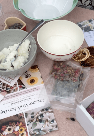 Creative Workshop Day with Shopping: Bath and Body Workshop