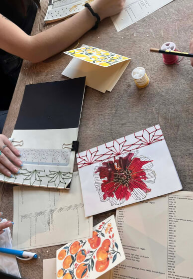 Creative Workshop: Japanese Stab Binding