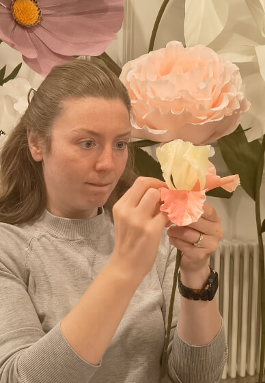 Crepe Paper Icelandic Poppy Workshop
