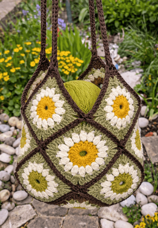 Crochet Class Sunflower Bag 2 Week Course