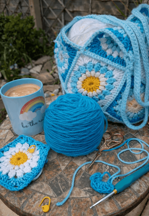 Crochet Class Sunflower Bag 2 Week Course
