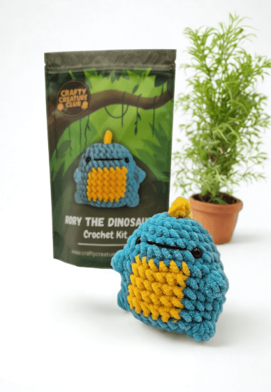 Crochet Kit - Rory the Dinosaur