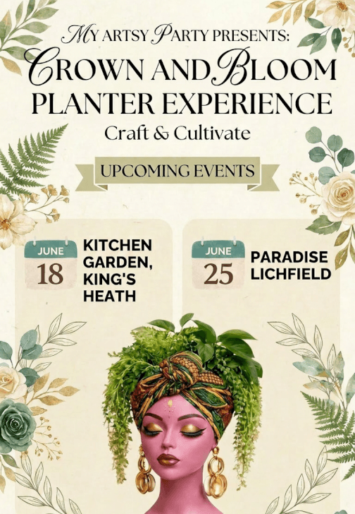 Crown and Bloom: Paint Your Own Mannequin Head Planter Workshop
