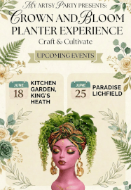 Crown and Bloom: Paint Your Own Mannequin Head Planter Workshop