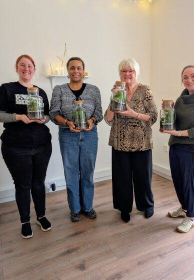 Crystal Garden Terrarium Workshop