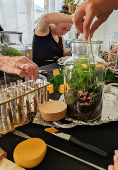 Crystal Garden Terrarium Workshop