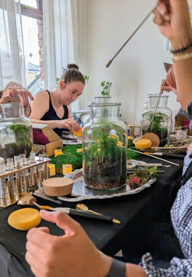 Crystal Garden Terrarium Workshop
